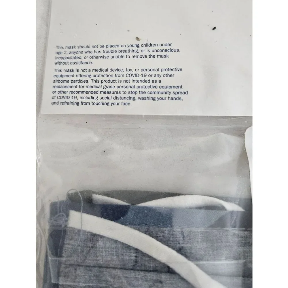 Old Navy Adult Non-Medical Face Masks Gray Camo 5 Pack